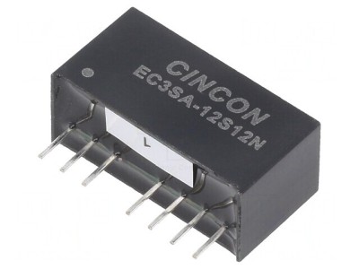 Convertor DC/DC 3W 9-18V la 12V 250mA SIP8 foto