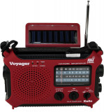 Kto KA500BLK Radio de urgență AM/FM/SW cu alertă meteo cu 5 căi, negru, Oem