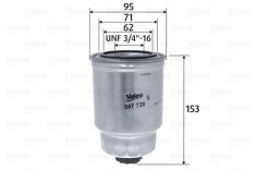VALEO 587728 filtru combustibil