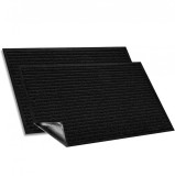 Set de 2 covorase de intrare House Day, poliester/cauciuc, negru, 44 x 75 cm