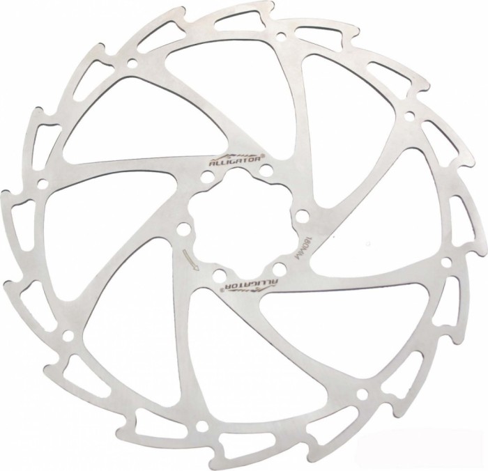 Disc Frana Alligator Wind Cutter Otel IS6 180mm 115gr Argintiu Cod:525170060RM