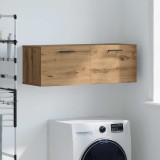 vidaXL Dulap de perete Pe perete stejar artizanal 100 x 36.5 x 35 cm 879574
