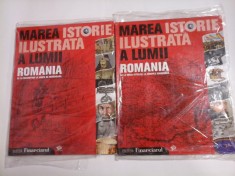 MAREA ISTORIE ILUSTRATA A LUMII ROMANIA vol.1 De la inceputuri la Iancu de Hunedoara * vol.2 De la Mihai Viteazul la Uniunea Europeana -
