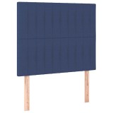 Cumpara ieftin Tablie de pat albastra 90x5x118/128 cm, material textil