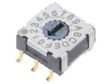 &Icirc;ntrerupător codificare HEX/BCD SMT 16 poziții