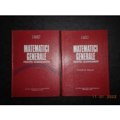 D. FILIPESCU, M. ROSCULET - MATEMATICI GENERALE PENTRU SUBINGINERI 2 volume