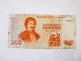 Grecia 200 Drahme 1996,bancnota din imagini la cel mai mic preț