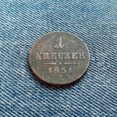 1 Kreuzer 1851 B Austria foto