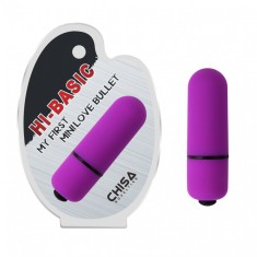 Vibrator Glont, First Love Purple Bullet, Violet, 7 vibratii#