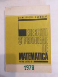 Ioan St. Musat C. Ionescu-Tiu - Exercitii si probleme de matematica pentru clasele IX-X