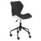 Scaun birou copii HM Matrix, Ergonomic, Cadru Metalic, Stofa/Piele ecologica, Inaltime ajustabila, 100 Kg, Alb/Negru