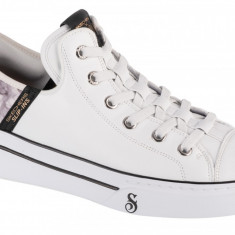 Pantofi pentru adidași Skechers Slip-Ins Snoop One - OG 251016-WBK alb