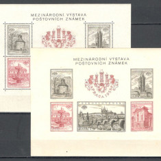 Cehoslovacia.1955 Expozitia filatelica PRAGA-Bl. XC.241