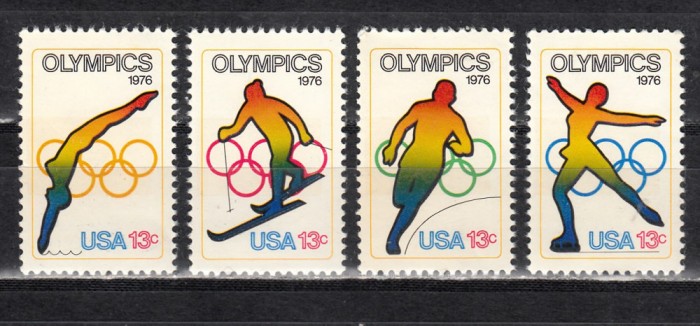 A12 S3 12 - Timbre foarte vechi - America - jocurile olimpice 1976