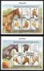 Guinea 1999 Rase de Cai - Set Complet 2 Blocuri MNH - Timbre Straine dupa 1950 - Cota Michel 32&euro;