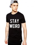 Cumpara ieftin Tricou negru barbati - Stay Wired - M, THEICONIC