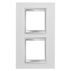 Rama Ornament 2P verticala LUX Gewiss Chorus alb GW16224TB