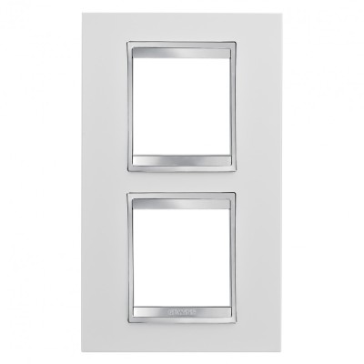 Rama Ornament 2P verticala LUX Gewiss Chorus alb GW16224TB foto