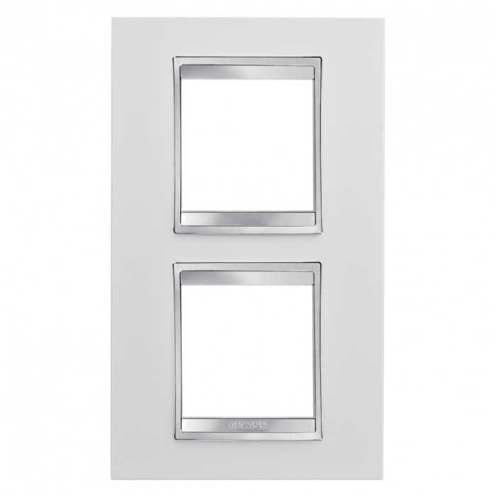 Rama Ornament 2P verticala LUX Gewiss Chorus alb GW16224TB