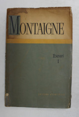 ESEURI , VOLUMUL I de MONTAIGNE , 1966 foto