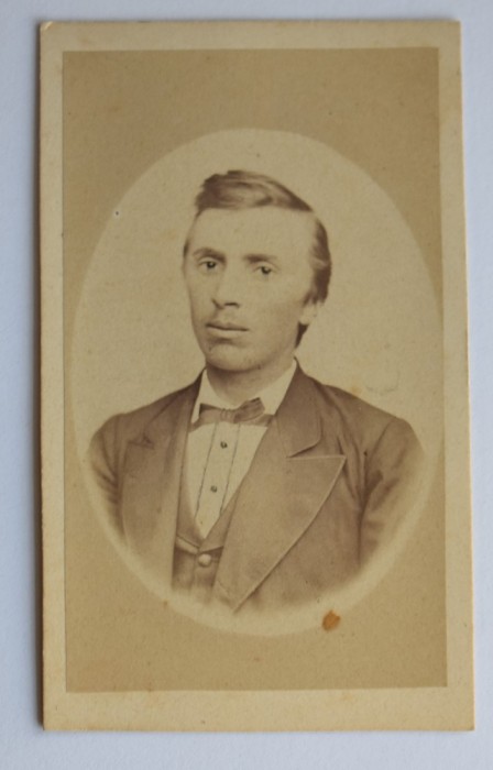 CDV Atelier Romania 1860-1870 portret barbat