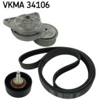 SKF VKMA 34106 Set curea transmisie cu caneluri