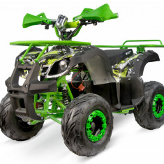 ATV electric Eco Toronto 1000W 48V 20Ah, roti 7 inch, culoare Verde Camuflaj