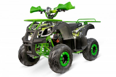 ATV electric Eco Toronto 1000W 48V 20Ah, roti 7 inch, culoare Verde Camuflaj foto