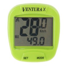 Bike Computer VENTURA &amp;quot;X&amp;quot; 10 Functii Verde foto