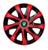 Set 4 capace roti Drift extra red R14 Pentru gama Skoda, Autohelix MSA