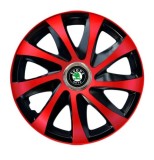 Cumpara ieftin Set 4 capace roti Drift extra red R15 Pentru gama Skoda