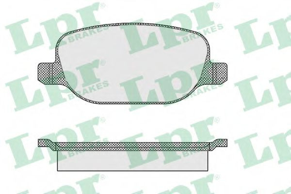 Set placute frana,frana disc ALFA ROMEO BRERA (939) (2006 - 2010) LPR 05P855