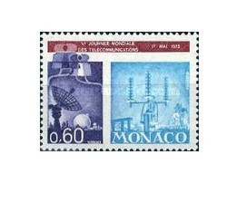 Monaco 1973 - ziua telecomunicatiei, neuzata foto
