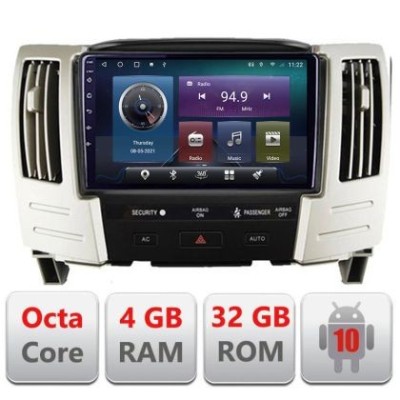 Navigatie Lexus RX300 2003-2008 Android radio gps internet Octa core 4+32 Kit-RX300+EDT-E409 CarStore Technology foto