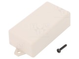 Carcasa universala TEKO SMART cu lame de fixare, ABS, gri deschis, 38x71x23mm, cod SR02-E.7