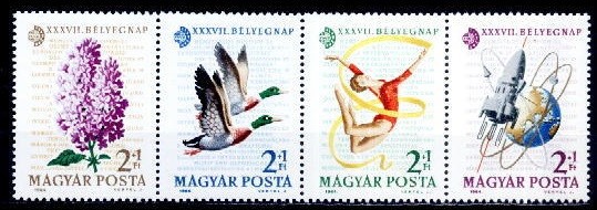 C892 - Ungaria 1964 - Ziua marcii 4v.neuzat,perfecta stare