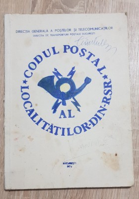 Codul poștal al localităților din R.S.R. foto