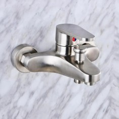 Baterie Baie, Inox SUS304, Satinat, Perete