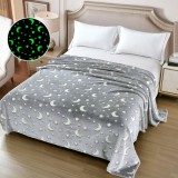 Cumpara ieftin Patura Fosforescenta 200x230 cm, Lumineaza in Intuneric, Moale si Confortabila