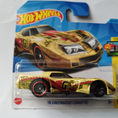 bnk jc Hot Wheels 2023 - '76 Greenwood Corvette - 65/250