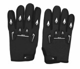Manusi motocicleta Quad Cross Scooter, marime L, inchidere velcro, material permeabil, negru