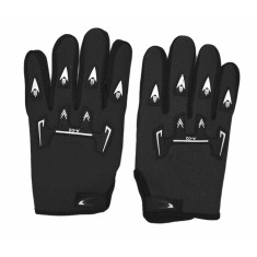 Manusi motocicleta Quad Cross Scooter, marime L, inchidere velcro, material permeabil, negru