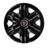 Cumpara ieftin Set 4 capace roti hubcaps fast black R16 pentru gama auto Range Rover, Autohelix MSA