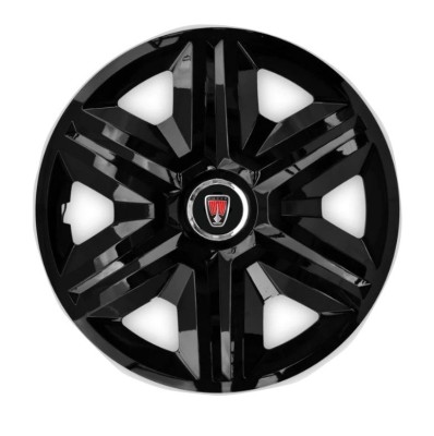 Set 4 capace roti hubcaps fast black R16 pentru gama auto Range Rover foto