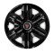 Set 4 capace roti hubcaps fast black R16 pentru gama auto Range Rover