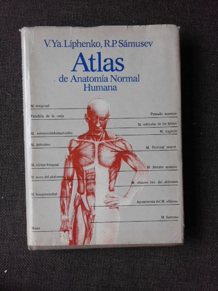 ATLAS DE ANATOMIA NORMAL HUMANA - V.YA.LIPHENKO (EDITIE IN LIMBA SPANIOLA)