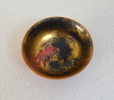 Vechi bol papier m&acirc;ch&eacute; Japonia cca 1900