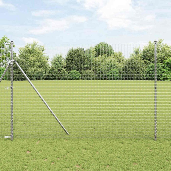 St&acirc;lpi de Gard 26 piese &Oslash;32 mm 200 cm Oțel Zincat