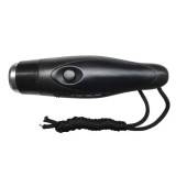 Cumpara ieftin Fluier Electric Automat 120dB Antrenori Sport Fotbal Negru + Saculet si Snur (Bateriile nu sunt incluse)