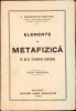 HST C711 Elemente de metafizică pe basa filosofiei kantiene 1928 Rădulescu-Motru